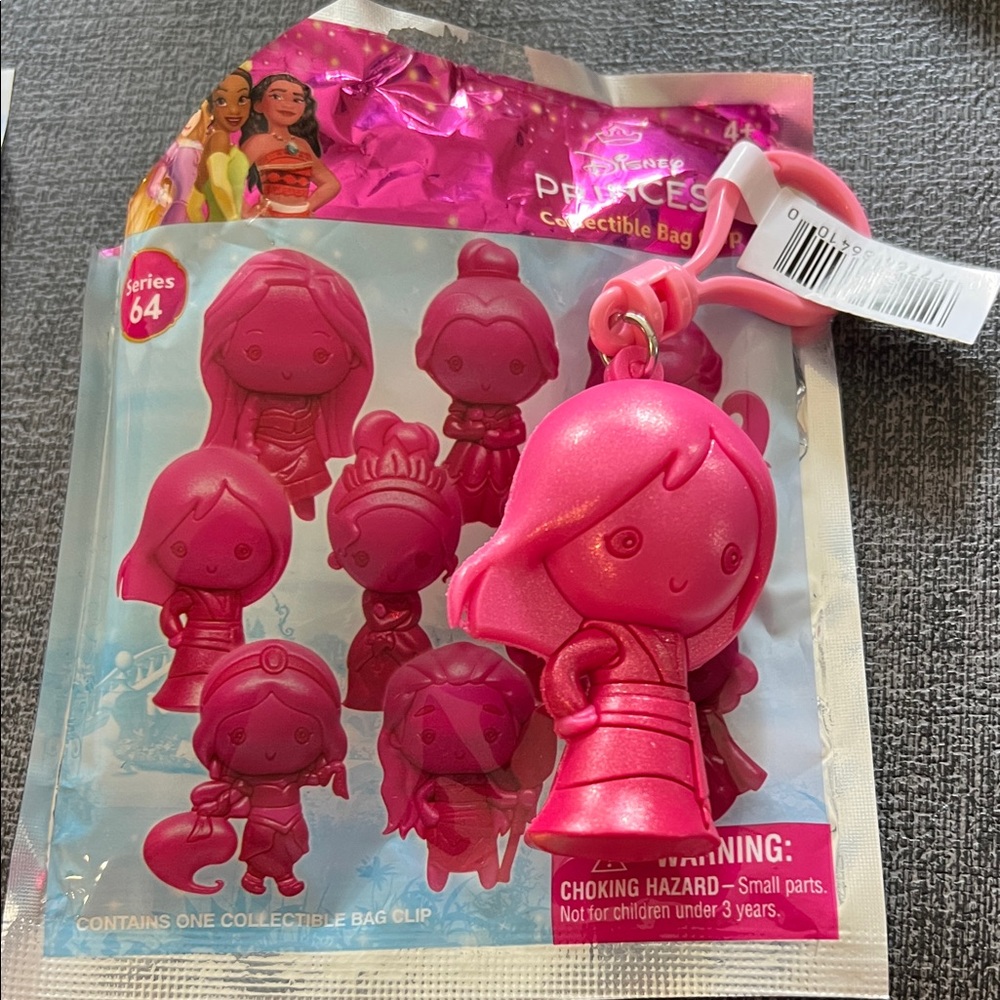 Disney Princess Pink Bag Clip Mulan